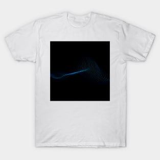 blue dotted wave T-Shirt